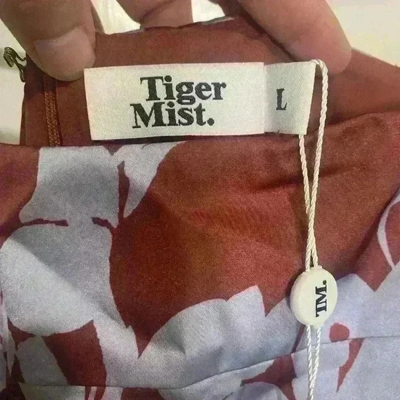 Tiger Mist Felicia Mini Floral Dress Size L NWT - Picture 4 of 4